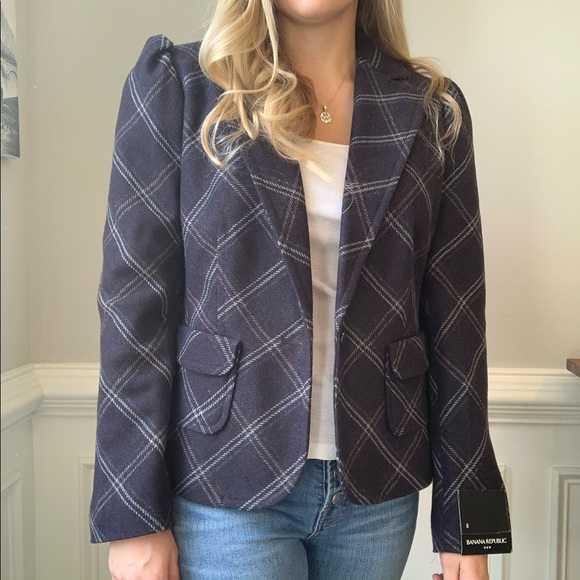 Banana Republic Jackets & Blazers - NWT BANANA REPUBLIC wool blazer. Sz 8